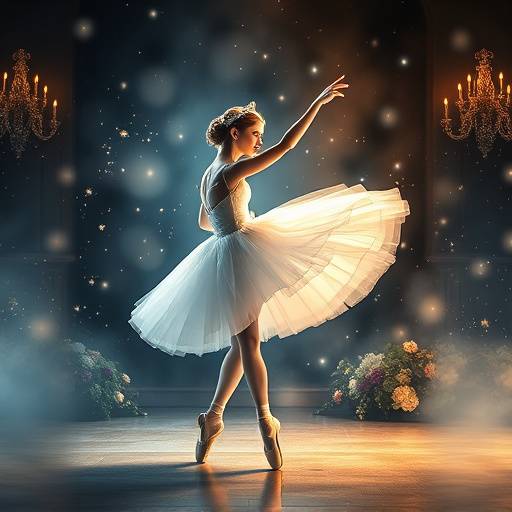 Affiche de 'Cendrillon', une adaptation de ballet du conte de fées classique.
