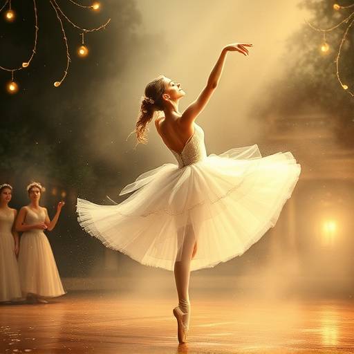 Affiche de 'Giselle', un ballet romantique classique.
