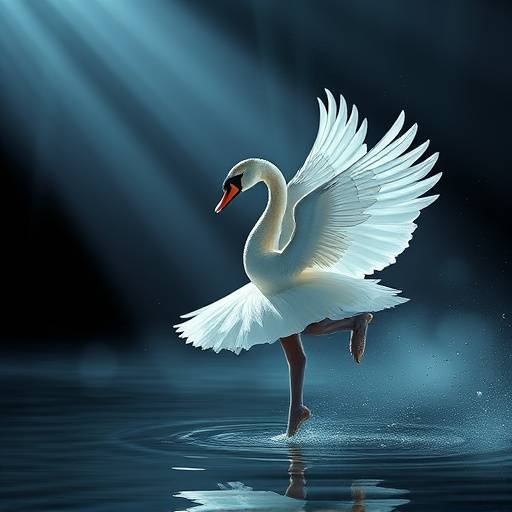 Affiche de 'Le Lac des Cygnes', un ballet intemporel.